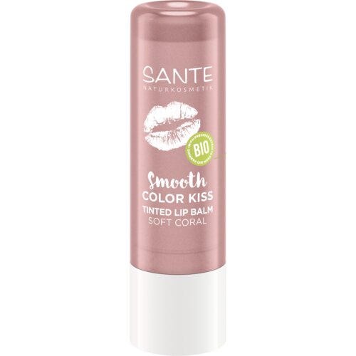 Sante Smooth Color Kiss Tinted Lip Balm - Soft Coral Slike
