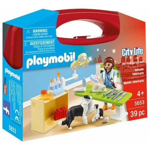 Playmobil SUITCASES veterinarska ambulanta 5653, (20393223)