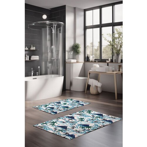  CT-5239 multicolor bathmat set (2 pieces) Cene