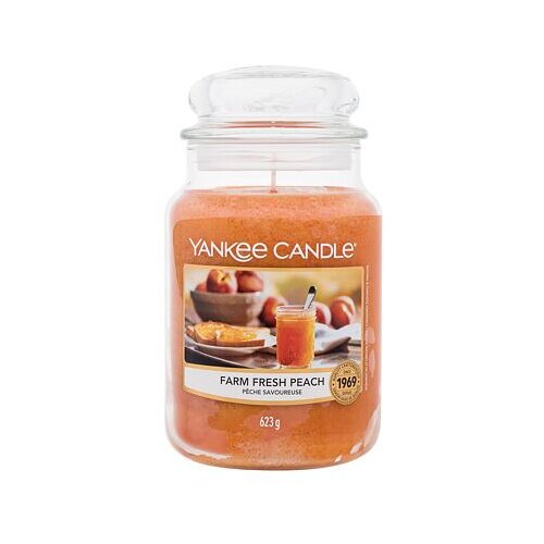 Yankee Candle Farm Fresh Peach mirisna svijeća 623 g Cene