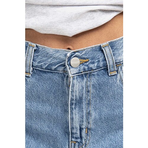 Carhartt WIP Jane Kavbojke heavy stone wash blue Slike