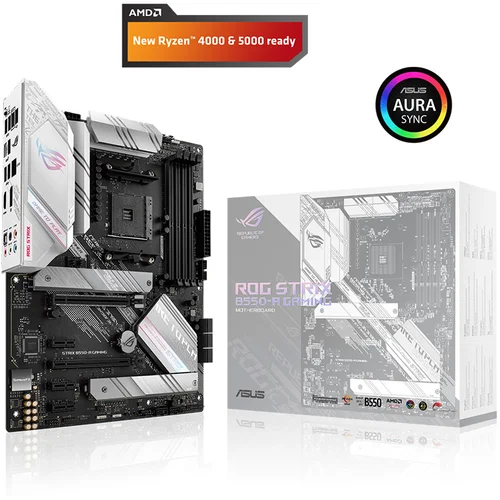 Asus MB ROG STRIX B550-A GAMING AMD B550, AM4, 4xDDR4 HDMI, DP, 2xM.2, RAID, ATX