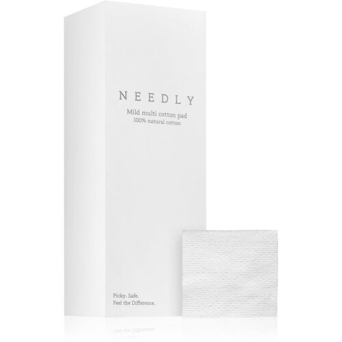 NEEDLY Mild Cleansing Multi Cotton Pad Bombažne blazinice za odstranjevanje ličil in čiščenje obraza 100 kos Cene