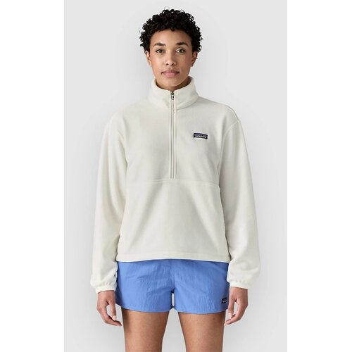 Patagonia Micro D 1/2 Half-Zip Fleece Sweater birch white Cene