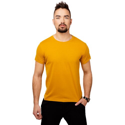 Glano Men's T-shirt - ochre Slike