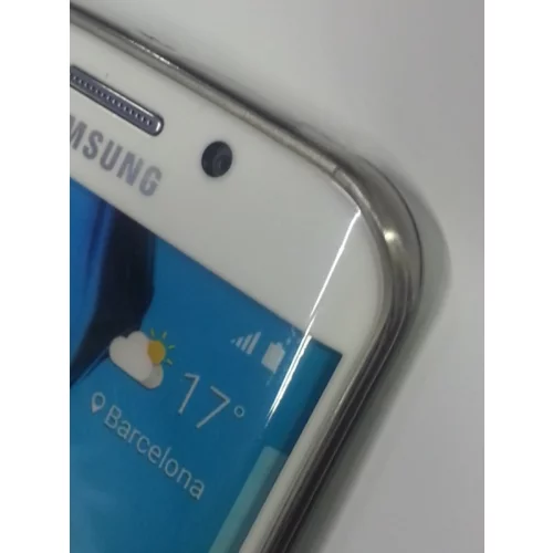  Ultra tanek silikonski ovitek za Samsung Galaxy S6 Edge G925 - prozorno temen