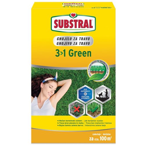 Substral 2-Đubrivo za travu 3 u 1 2 kg SC 819 Slike