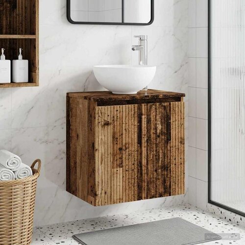  Umivaonik s policom Staro drvo 49,5 x 41 x 64,5 cm Cene