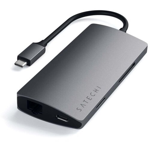 Satechi Multi-Port Adapter V2 Dock st. USB 3.2 Gen 1 (3.1 Gen 1) Type-C Grey Cijene