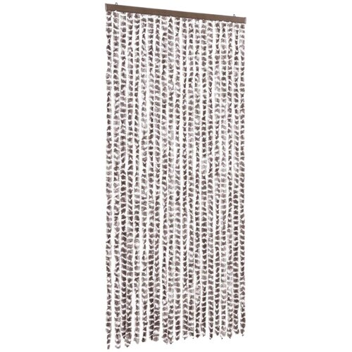 vidaXL Zavesa proti mrčesu taupe in bela 90x200 cm šenilja, (21086201) Cene