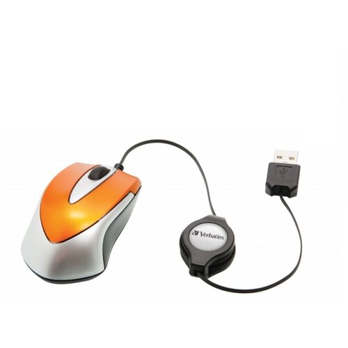 Verbatim MISEVI USB GO-MINI OPTICAL TRAVEL ORANGE Cene