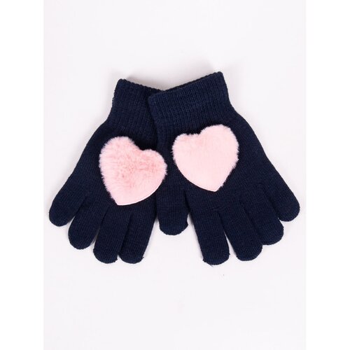 Yoclub Kids's Gloves RED-0069G-AA50-003 Navy Blue Cene