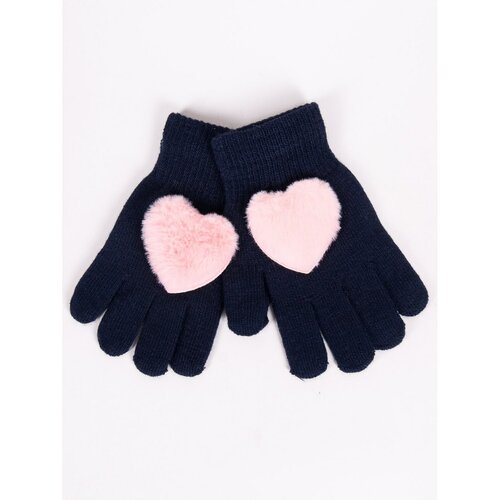 Yoclub Kids's Gloves RED-0069G-AA50-003 Navy Blue Slike