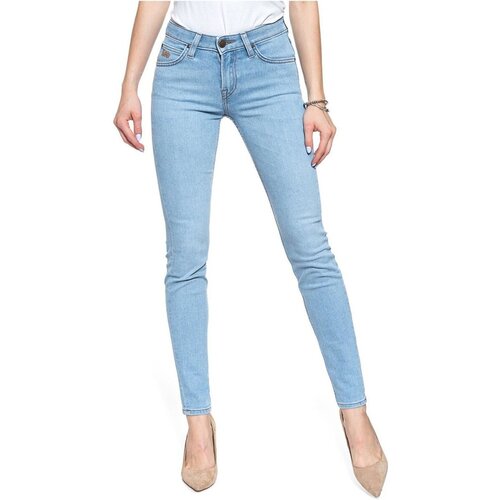 Lee Kavbojke slim L30WROWJ SCARLETT Modra Cene