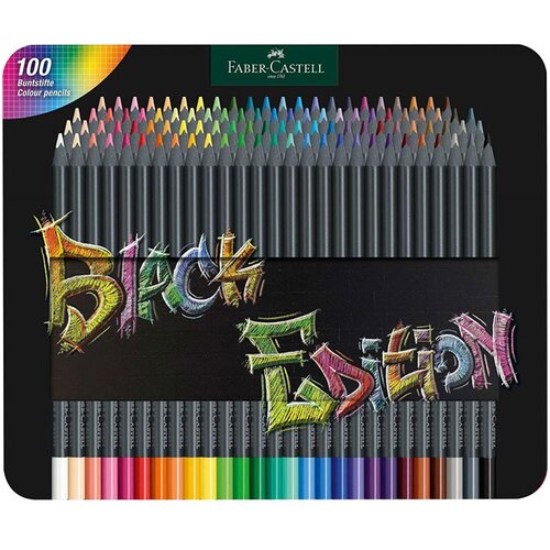 Faber-Castell Barvice Black Edition, 100 kosov Cene