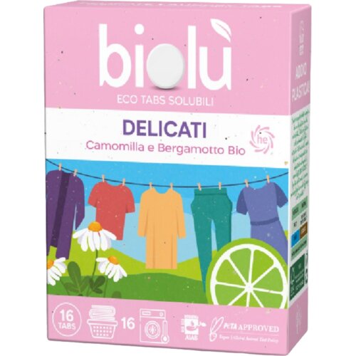 biolù Eko tablete za pranje osjetljivog rublja - 16 komada Cijene