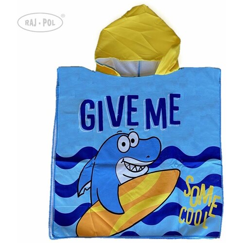 Raj-Pol kids's towel beach poncho shark Slike