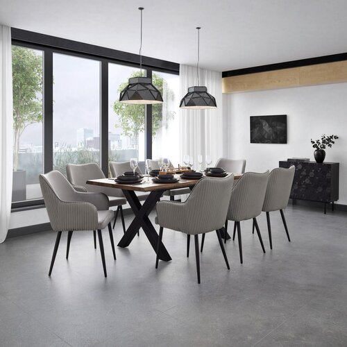 Bessagi Home Raztegljiva Jedilna Miza Lia, Barva Oreha, 140-180x90 Cene