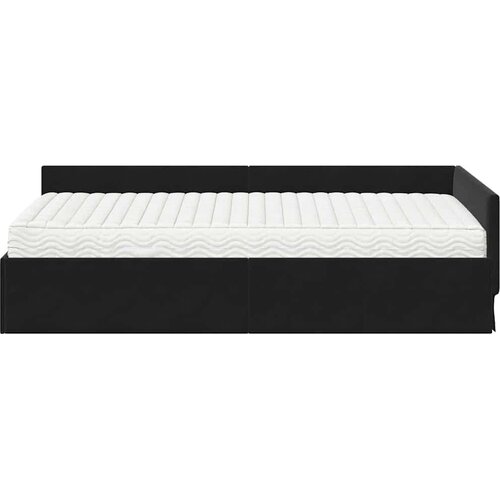  Kutni krevetni okvir s madracem Ostalo 2 pcs Siva Bar&amp;scaron;un Slike