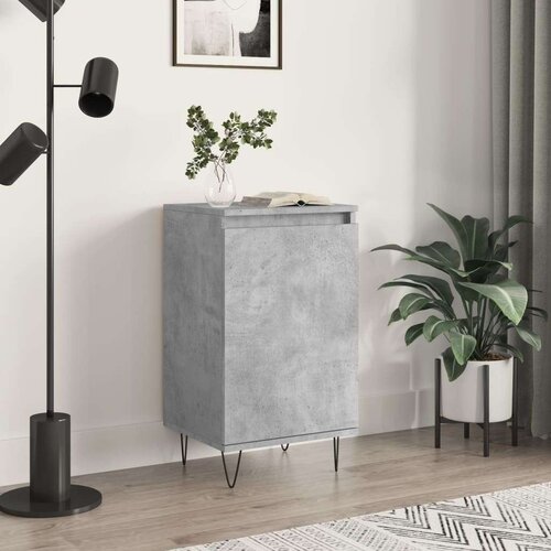 VidaXL Komoda siva boja betona 40 x 35 x 70 cm od konstruiranog drva Slike