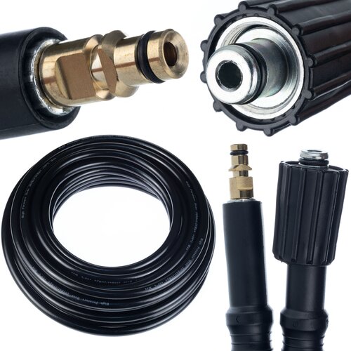 Rosfix K&amp;Auml;RCHER quick connect 5M visokotlačna cev - M22 za tlačne čistilnike K2 K3 K4 K5 K6 K7, (21739193) Slike