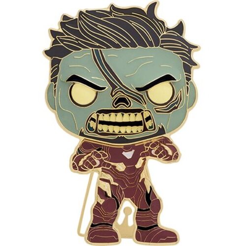 Funko Marvel's What If Zombie Iron Man Large Enamel Pop! Pin, (20499370) Cene