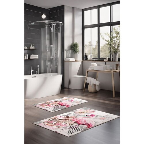 CT-5246 multicolor bathmat set (2 pieces) Cene