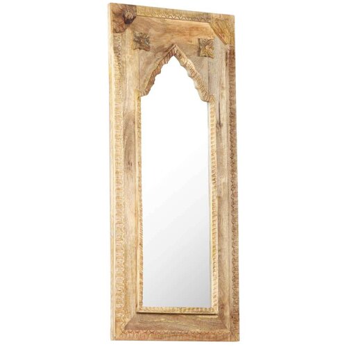 vidaXL Ogledalo 50x3x110 cm trden mangov les Cene