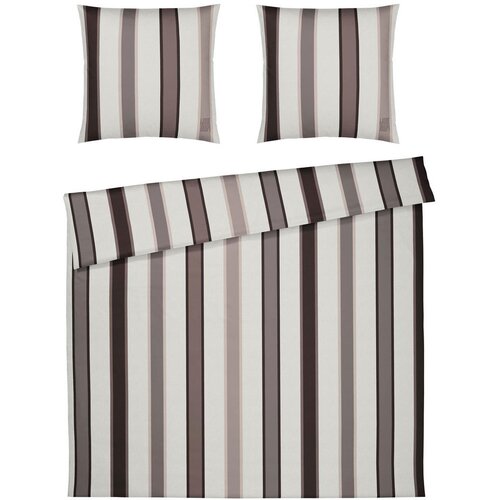 Joop! OBOJESTRANSKA POSTELJNINA BANKS 200/200 cm mako saten rjava Cene