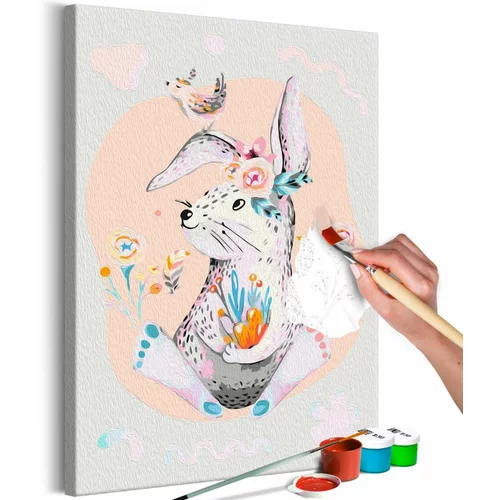  Slika za samostalno slikanje - Colourful Rabbit 40x60