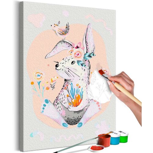  Slika za samostalno slikanje - Colourful Rabbit 40x60 Slike