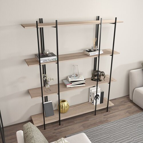 Hanah home Polica za kuću od mahovine, 160x180x29,6 cm, Smeđa Slike