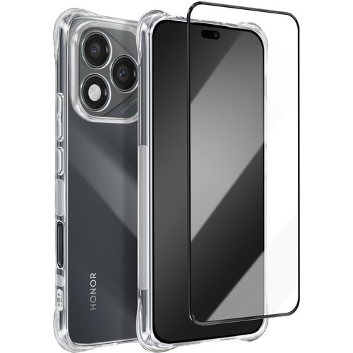 Avizar Za&scaron;čitni paket za Honor 400 Lite, odporen na udarce in kaljeno steklo 9H, Prozorno, (5000015936) Cene