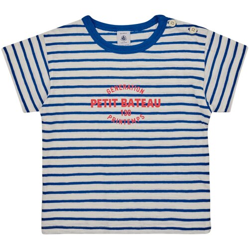 Petit Bateau Majice s kratkimi rokavi FANTOME Modra Slike
