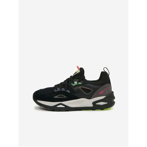 Puma Black Mens Sneakers with Suede Details TRC Blaze - Men Slike