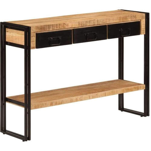  Konzolni stol 110 x 30 x 76 cm od masivnog drva manga Slike