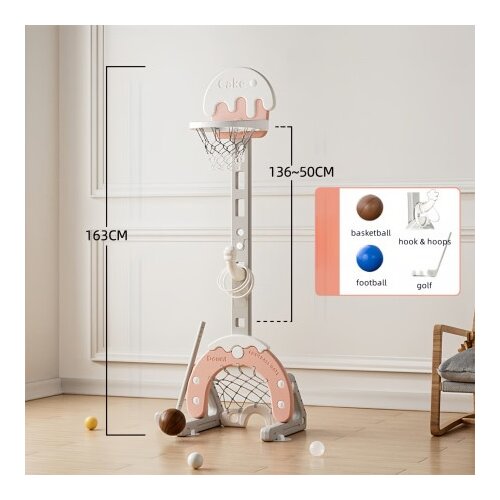 Premium Stil Dečiji multifunkcionalni koš Kolačić Roze ( 11777 ) Cene