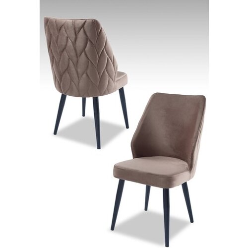 Hanah home set puf fotelja, 48x90x43 cm, 2 dijela, crno-smeđa Cijene
