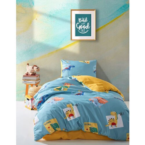  good dino - green green single quilt cover set (fr) Cene