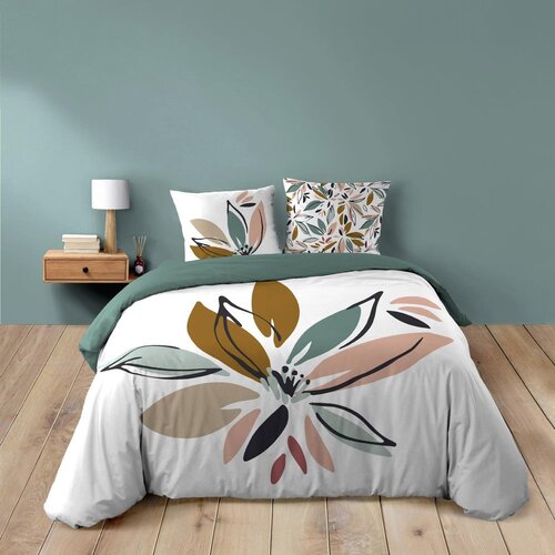 Douceur d int&amp;eacute;rieur Bijela pamučna posteljina za bračni krevet/za produženi krevet 240x220 cm Octavia &amp;ndash; Slike