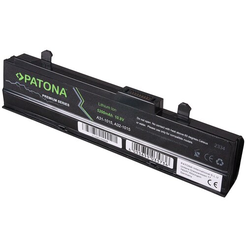  baterija za asus eee pc 1011 / 1015 / 1016, črna, 5200 mah Slike