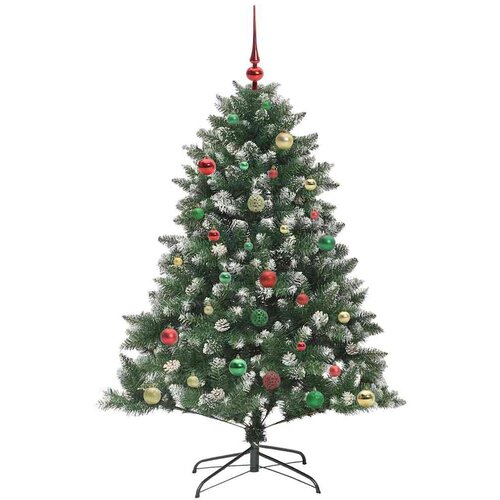  Umjetno božićno drvce Zelena 150 cm PVC, Plastika i Čelik Slike