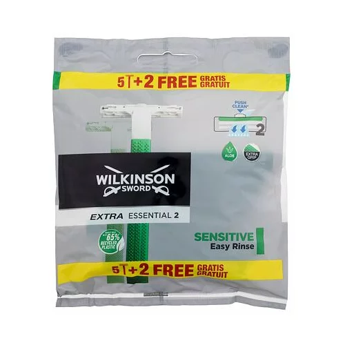 Wilkinson Sword Extra Essential 2 Sensitive brijač za jednokratnu upotrebu 7 kom