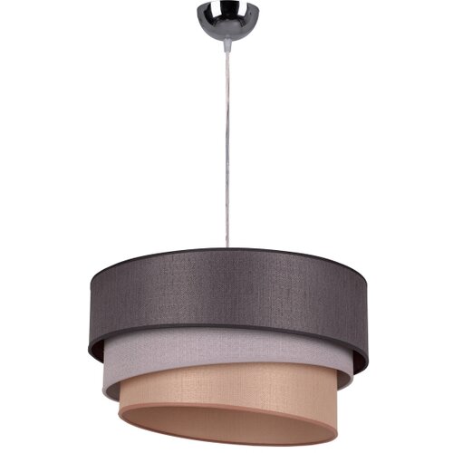  Duolla - Luster na sajli TRIO 1xE27/40W/230V prečnik 45 cm antracit/siva/smeđa Slike