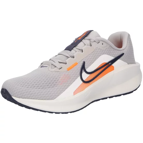 Nike Tenisice za trčanje 'DOWNSHIFTER 13' svijetlosiva / narančasta / crna / bijela