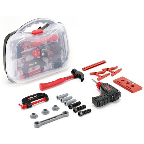 Tegole set alata u kovčegu s bu&amp;scaron;ilicom T106C Slike