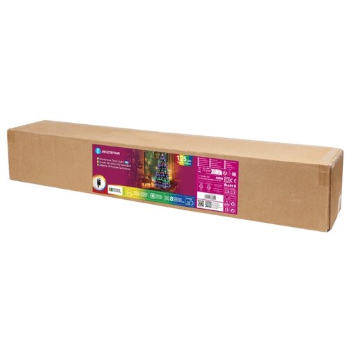 Aigostar LED RGBY spolja&amp;scaron;nja božićna jelka 125xLED/6W/230V/8 funkcija 120cm IP44 Slike