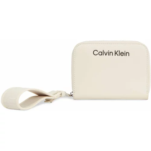 Calvin Klein Velika ženska denarnica Gracie K60K611688 Dk Ecru PC4