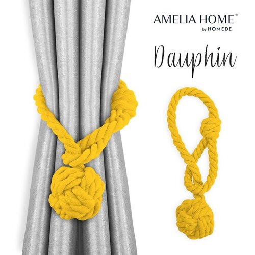  Curtains - accessories DAUPHIN color yellow ameliahome Cijene