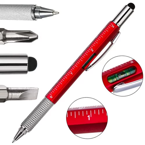  Višenamjenska 6u1 olovka za označavanje, ravnalo i odvijač